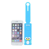 Carvallo Koffertag av silikon med djurmotiv | Adressetikett för resor och bagage | Boardingtag för väskor och resväskor Carvallo