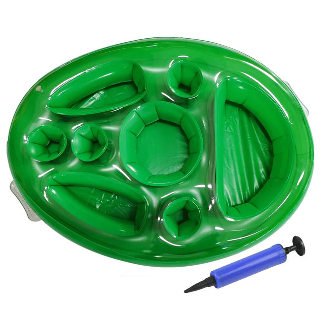 Carvallo | Uppblåsbar dryckeshållare pool | Anti-tipp design | För burkar & flaskor Carvallo