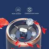 Carvallo-safare VitaJuice Go | Bärbar & Trådlös | För Frukt & Grönsaker | Färskpressad på språng Carvallo