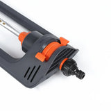 Carvallo EcoSwing Gräsmatta spridare med 4 spraylägen | Svängspridare för stora områden | 3/4-tums anslutning | Aluminiumrör & kopparmunstycken Carvallo