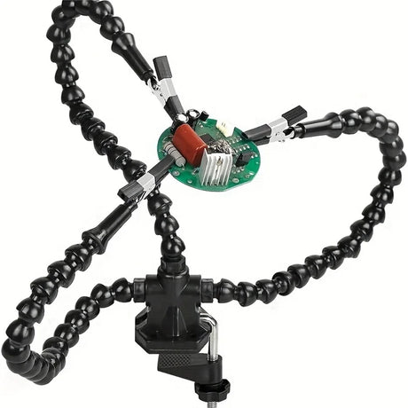 Carvallo FixLumo Pro | Tredje hand med förstoringsglas | Perfekt för modellbygge, elektronik och finlir Carvallo