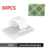 Carvallo Set WireTidy | 30-90 delar | Självhäftande & flexibel | För skrivbord, PC & laddkablar Carvallo