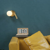 NordicLux - Modern LED Sänglampa Rotera Glas Vägglampa Sovrum och Vardagsrum Dekor Carvallo