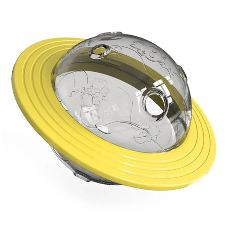 Carvallo Disc Hund- & Kattleksak | Interaktiv Fodersystem & Intelligenstränare | Frisbee & Slow Feeder Carvallo