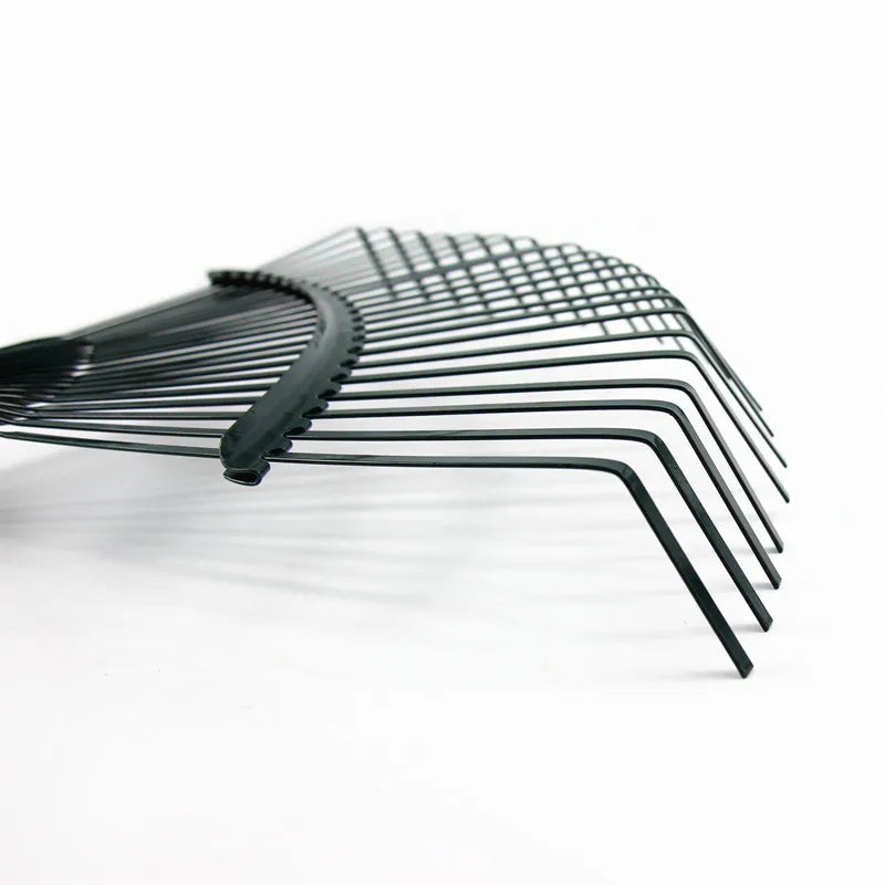 Carvallo Laubrechen huvud ersättning | 22-tandad trädgårdshark i kolstål | Rostskyddad & Hållbar | För trädgårdsarbete & landskapsbyggande Carvallo