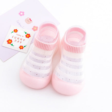 Babyskor i mesh-Kids-Hemnix-Rosa-0-6 månader-Hemnix