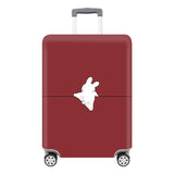 Carvallo TravelPaw FlexCover | Elastisk bagageskydd med djurmönster | För 18–32 tum resväskor | Rivfast & Tvättbar Carvallo