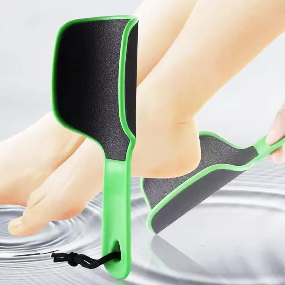 Carvallo SilkStep DuoCare | Dubbelverkande hälsovårdsverktyg med U-form | För släta, välskötta fötter | 20×9×3 cm Carvallo