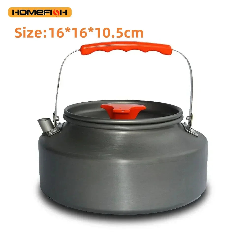 Carvallo Camping Matlaggningsset | Ultralet & Kompakt | 3-delad | Aluminium & Rostfritt Stål Carvallo