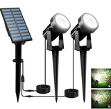 Carvallo Trädgårdsstrålkastare LumiGlow DuoColor | 3000K/6000K Varm- & Kallvit | IP65 Vattentålig | Automatisk Skymningssensor Carvallo