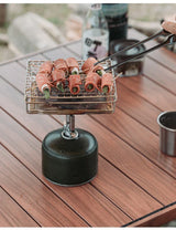 Carvallo Fällbar Rostfri Brödrost | Modell S & M | För Grill & Camping | Kompakt & Robust Carvallo