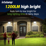 Carvallo LED säkerhetsstrålkastare LumiSecure Duo | 2-pack | 1200LM Superljus | IP65 Vattentät | Trädgård, gård och terrass Carvallo