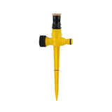 Carvallo SpinFlow Trädgårdsspruta 360° roterbar | Automatisk bevattning | För gräsmatta, grönsaksland & växthus | Med jordpinne Carvallo