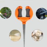 Carvallo FlexMount Trädgårdsslanghållare av ABS | 27×12×3 cm | Väggmontering | För balkong, trädgård & rengöring | Stabil & platsbesparande Carvallo