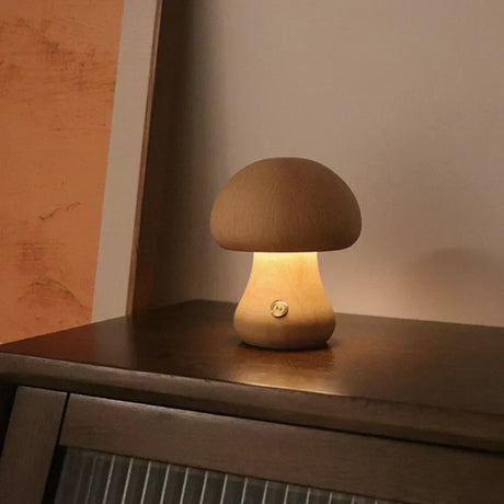 GlowMush Touch Lamp: Mjuk Ljus Dekorativ LED Bordslampa för Sovrum & Barnrum Atmosfär Carvallo