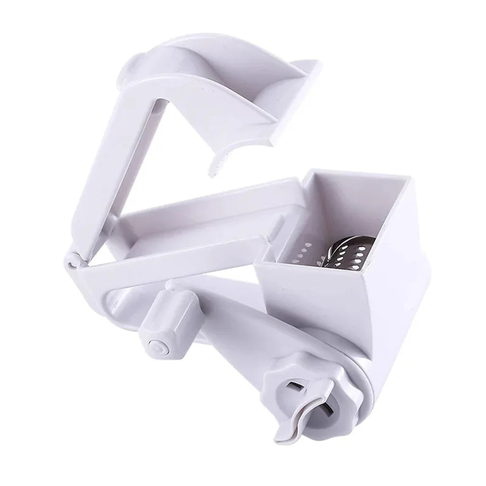 Carvallo Osthyvel | Manuell Trummrivare med vev | Rostfritt stål & ABS | För ost, nötter & choklad Carvallo