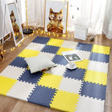PlayMats – Färgglad skum babylekmatta pussel med låsbart design för barn Carvallo
