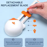 Carvallo CircleCat Circle-Cutting Tool Cat | 360° Rotating Circular Cutter | For Paper & Photos | 10–32 cm Diameter Carvallo