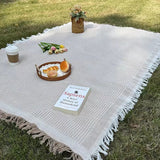 Boho Picknickfilt med fransar Carvallo
