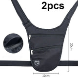 Carvallo SafeFit stöldsäker sport midjeväska | Vattentät & Lätt | Justerbart bälte Carvallo