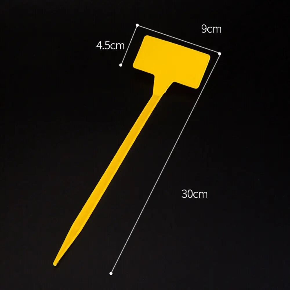 Carvallo EasyTag växtskyltar 10-pack | Insatsetiketter i plast | Återanvändbara & väderbeständiga | För rabatt, kruka & växthus Carvallo