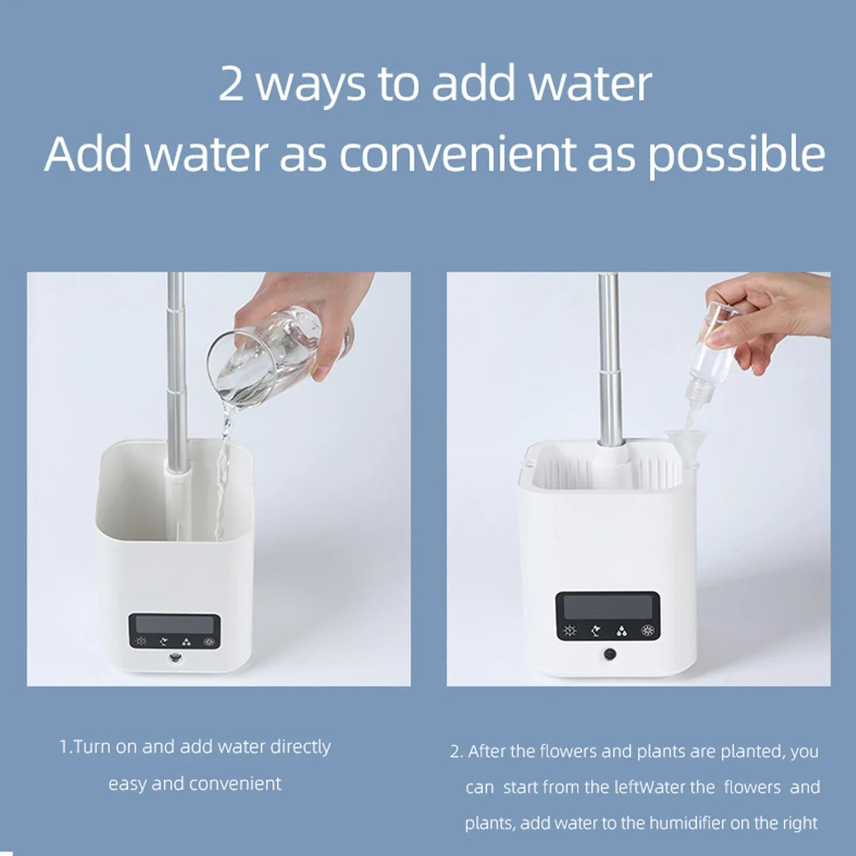 Multifunktionell intelligent hydroponisk växtkruka med kalender, diffusor och skrivbordslampa Carvallo