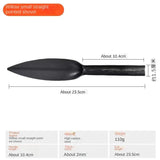 Carvallo Weidenschaufel aus Hochkohlenstoffstahl | Spitzschaufel zum Graben & Lockern | Kompakte Gartenschaufel für Wildgemüse & Gartenarbeit Carvallo