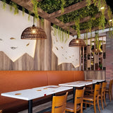 NatureWeave Light - Japansk Rattan Pendellampa Carvallo