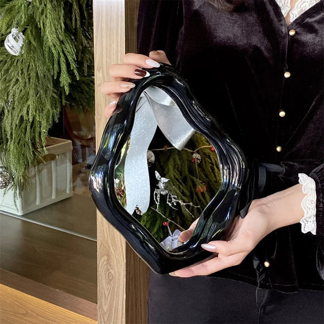 RetroLume - Snyggt oregelbundet sminkspegel med vintage charm och modern appell Carvallo