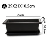 Carvallo Plantekrukke | Antikk-utseende & Bruddsikker | Med Underlag | 29x21x10,5 cm Carvallo