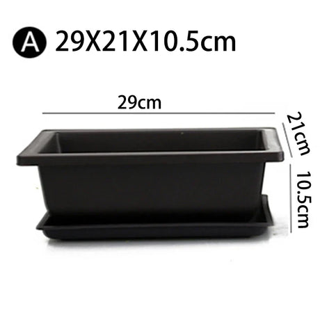 Carvallo Plantekrukke | Antikk-utseende & Bruddsikker | Med Underlag | 29x21x10,5 cm Carvallo