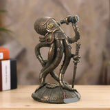 Carvallo - Unik Steampunk Cthulhu bläckfisk skulptur för konstnärliga miljöer Carvallo