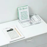 Carvallo Transparent förvaringslåda i plast | Stapelbar & klar | För smycken, smink & kontorsmaterial Carvallo