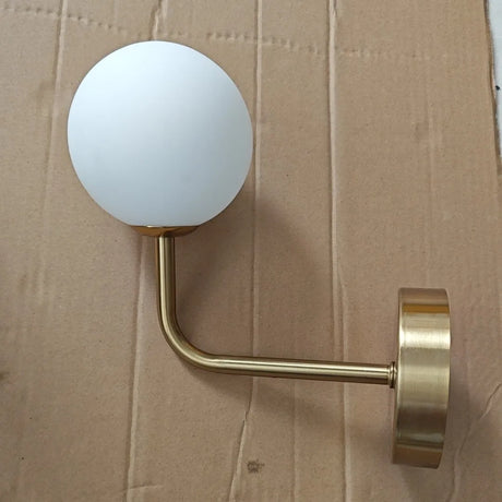 NordicLuxe - Glas Vägglampa - Modern LED Lampa för Sovrum och Vardagsrum Carvallo