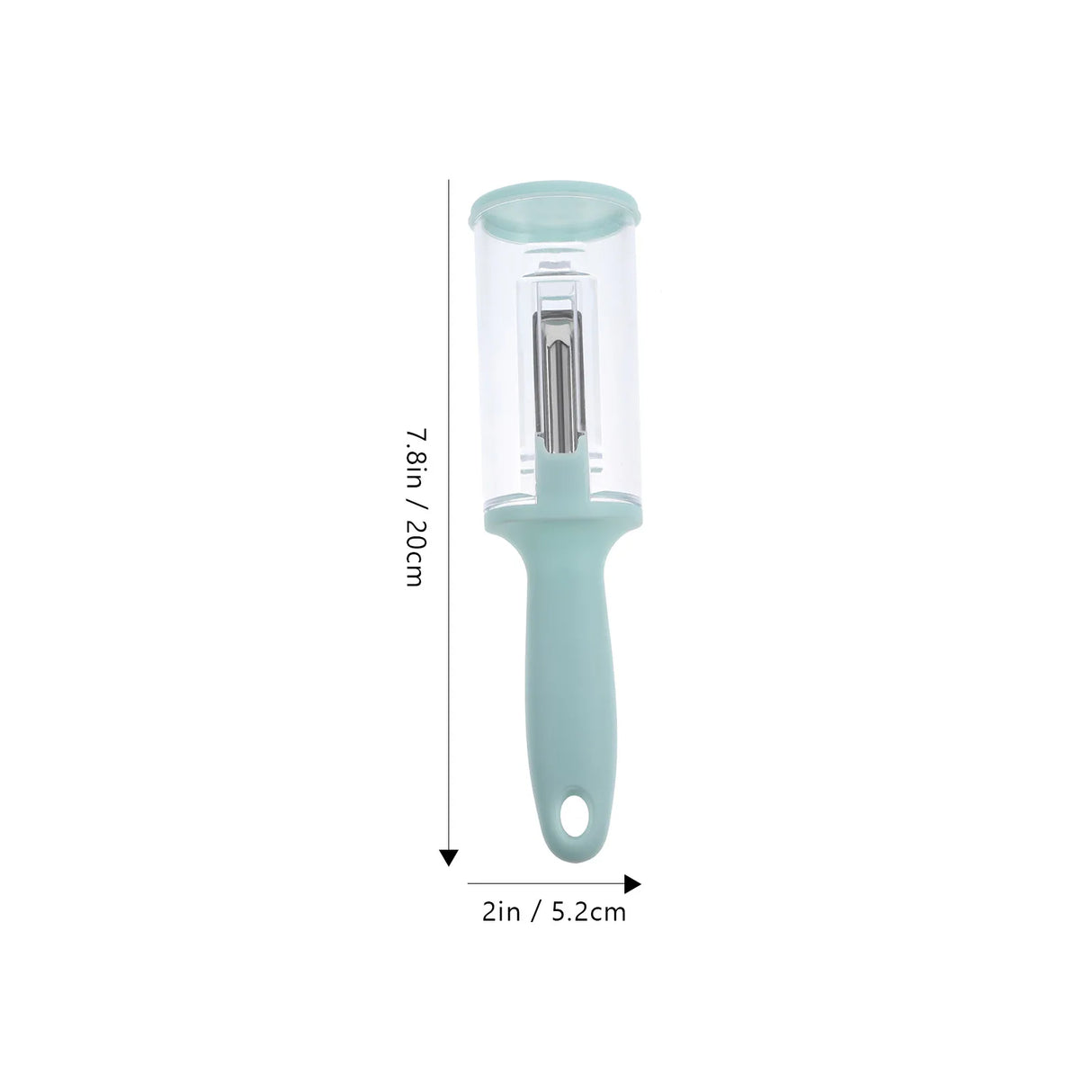 Carvallo ScaleAway ProGrip | Ergonomisk & Säker | Rostfritt stål 420J2 & Plast | 20×5,2×5,2 cm Carvallo