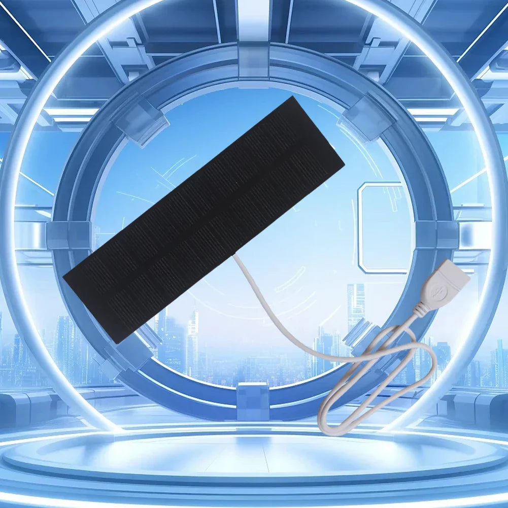 Carvallo Mini | Bärbar USB-solfångare | 1 W | Lätt & Vattentät | För mobil & Utomhus Carvallo