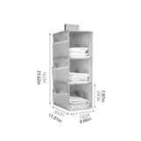 Carvallo Underklädesorganisatör ClosyNest AirFold | Fällbar förvaringspåse för underkläder, BH:ar & strumpor | Flerlagig & Tvättbar Carvallo