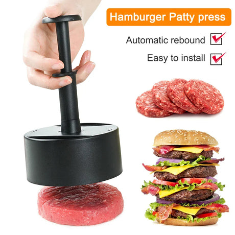 Carvallo Burgerpress Justerbar | Ø 10,3 cm | För Perfekta Patties | Tål diskmaskin & BPA-fri Carvallo