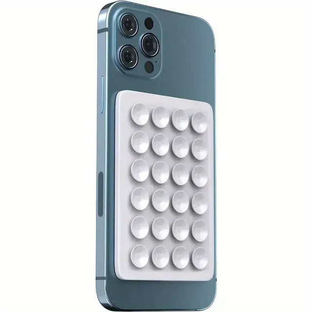 Carvallo Saugpad Handyhalter | Ultrakompakt & Återanvändbar | För iOS & Android | Ingen borrning, Ingen limning Carvallo