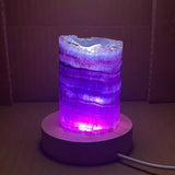 RainbowGlow – Fluorite table lamp with enchanting light effects for a calming atmosphere Carvallo