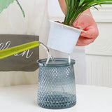 Carvallo MiniPlanter Självvattnande Blomkruka Mini | 10–13,5 cm | För Sukkulenter, Bonsai & Bordsdekoration | Modern & lättskött Carvallo