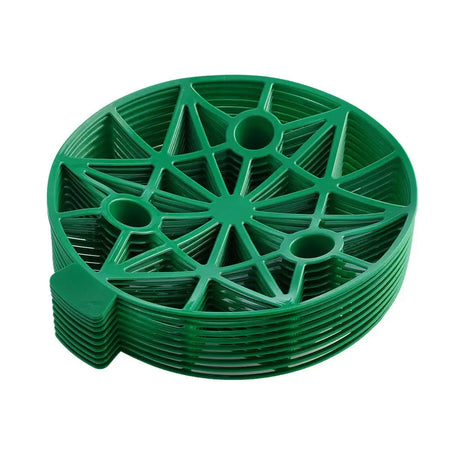 Carvallo | 10-pack vattenmelonhållare för trädgården | 19,5 × 3,5 × 2 cm | Robust PP-brickor mot markkontakt & förruttnelse Carvallo