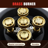 Carvallo Camping-Gasspis 16000W med piezo-tändning | Fällbar högtrycksgasbrännare för utomhus och nödsituationer | För butan/propan Carvallo