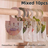 Carvallo Doftpåsar för garderob & rum | 5/10 stycken | Långvarig doft | Med hängare | Aromaterapi & luftrensare Carvallo