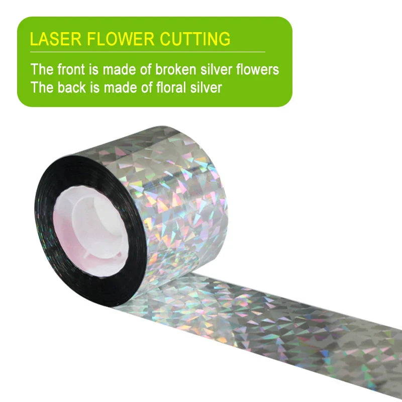 Carvallo FlashWing Reflekterande fågelskyddsband 80 m | Dubbelsidigt reflekterande | Väderbeständig för fruktträdgård & åker Carvallo