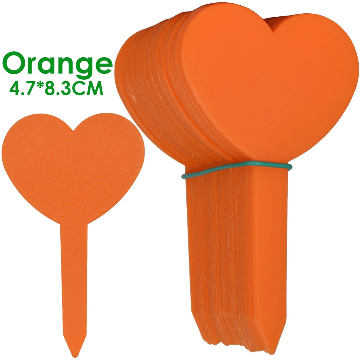 Carvallo Trädgårdsetiketter | 50 stycken | Vattentäta växtskyltar i plast | Återanvändbara | För krukor, rabatter & frön Carvallo