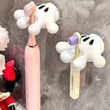 Carvallo Palmilo | Utan borrning | Med sugkopp | Tandborsthållare, handdukshängare & kabelhållare | Mickey-hand-design Carvallo