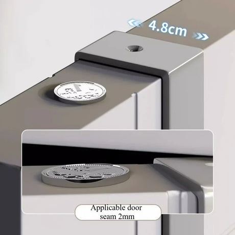 Carvallo AeroHook 7 | Kroklist för dörr | 7 klädhakar i aluminium | För bad, kök & sovrum Carvallo