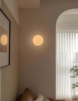 Rund Glas Vägglampa – Modern LED Lampa för Vardagsrum eller Hall Carvallo