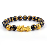 Black Obisidian Feng Shui Armband